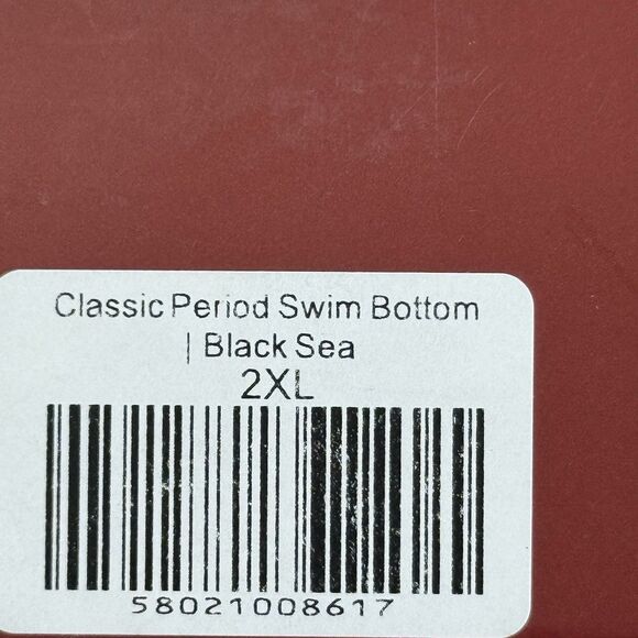 NEW Ruby Love Classic Leak Proof Protection Swim Bottoms Size 2XL Black Swimwear - Picture 4 of 8